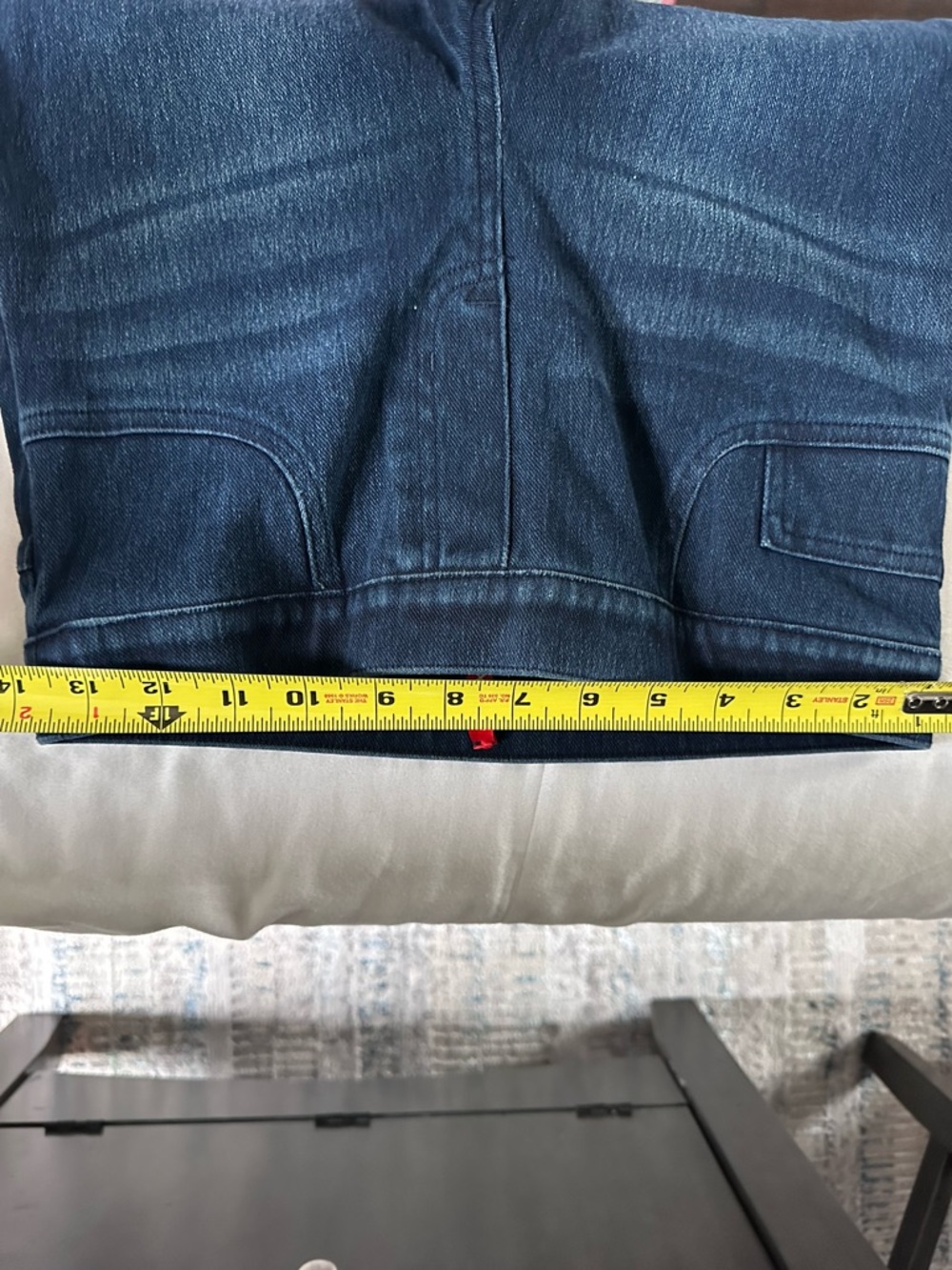 Spanx Dark Wash Pull-On Denim Leggings Jeggings Size M - Picture 6 of 7